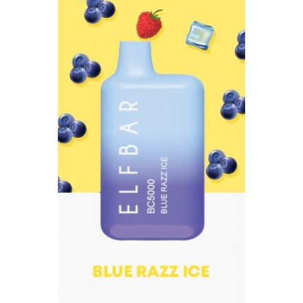 ELF BAR BC5000 - Blue Razz Ice 5% - Rechargeable