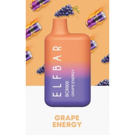 ELF BAR BC5000 - Grape Energy 5% - Rechargeable