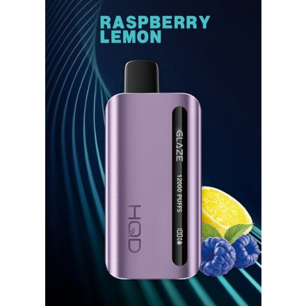 HQD Glaze 12000 - Raspberry Lemon 5% - Rechargeable